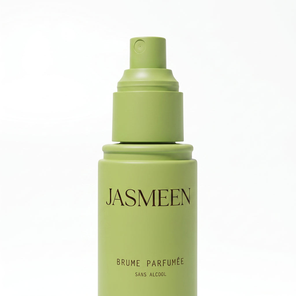 Brume parfumée Jasmeen Jasmin, flacon vert 90 ml