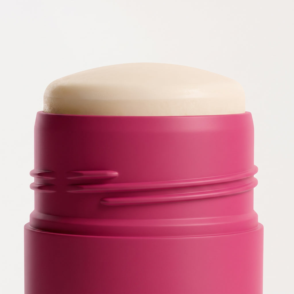 Texture crème du déodorant Jasmeen Musc blanc en gros plan