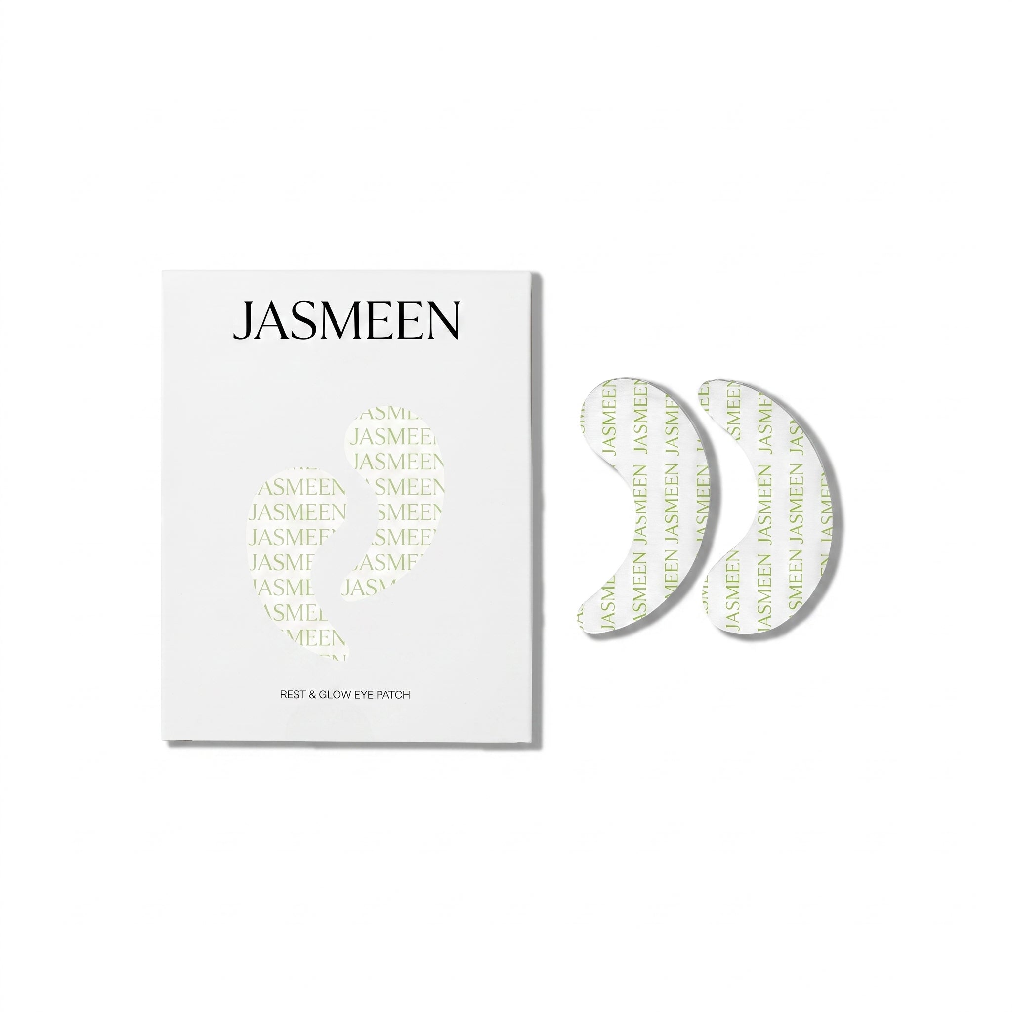 Patchs yeux Jasmeen Rest & Glow, étui vert